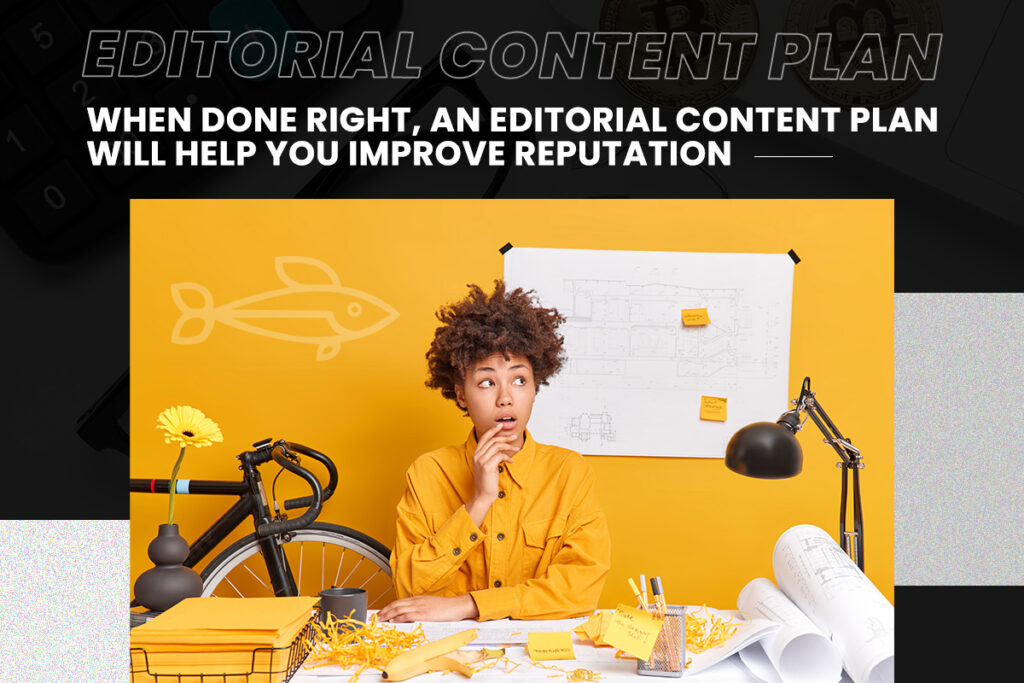  A person in a yellow shirt contemplating an Organic Social Media strategy, surrounded by a creative workspace.

