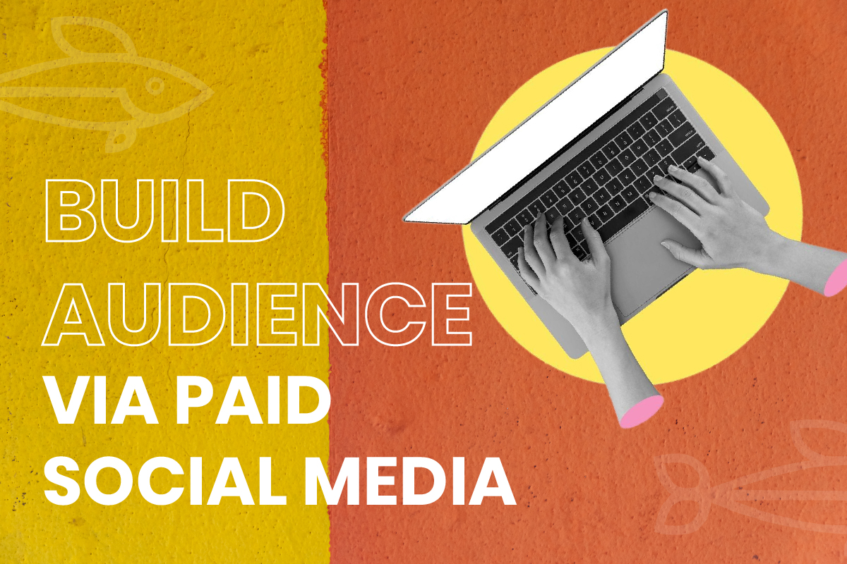 Build audience via paid social media
