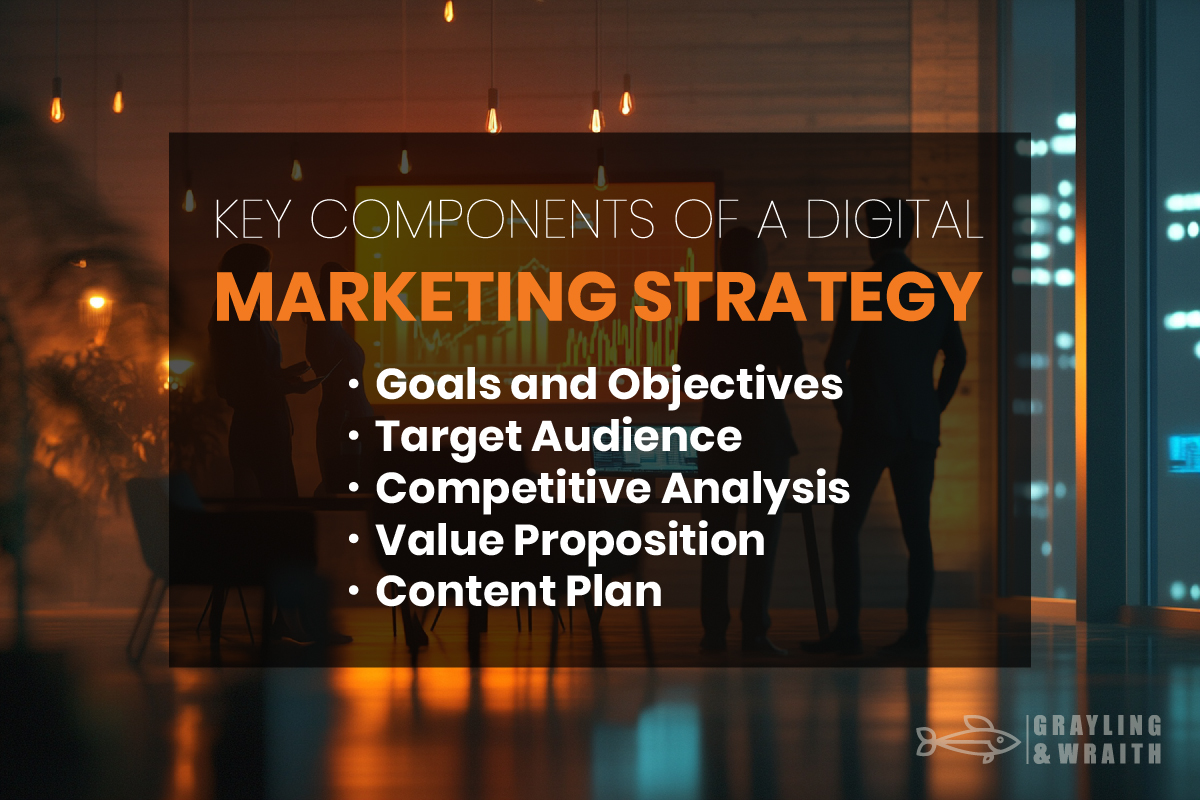 Key components of a digital marketing strategy by Grayling & Wraith