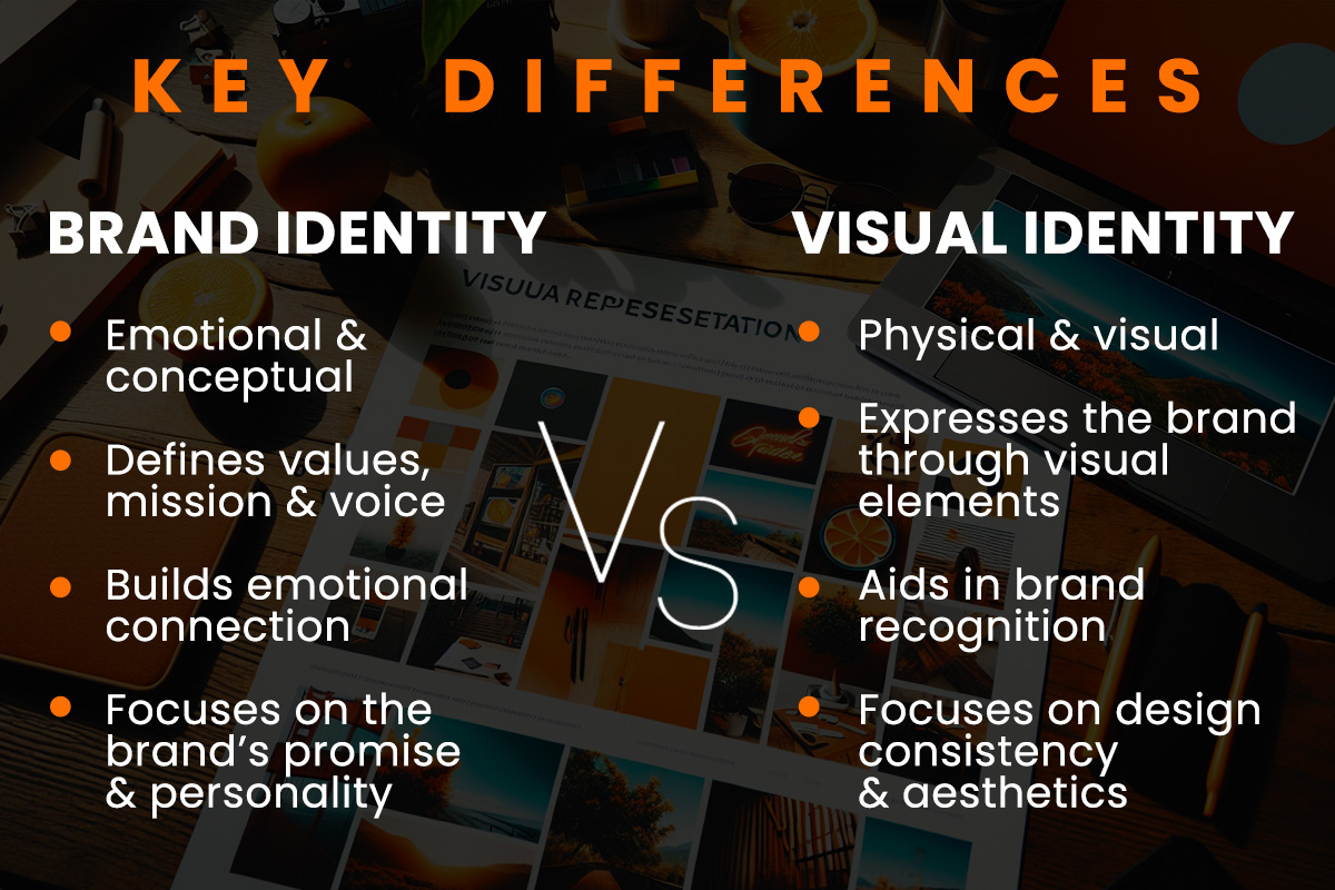 rand Identity vs Visual Identity - Key Differences Breakdown