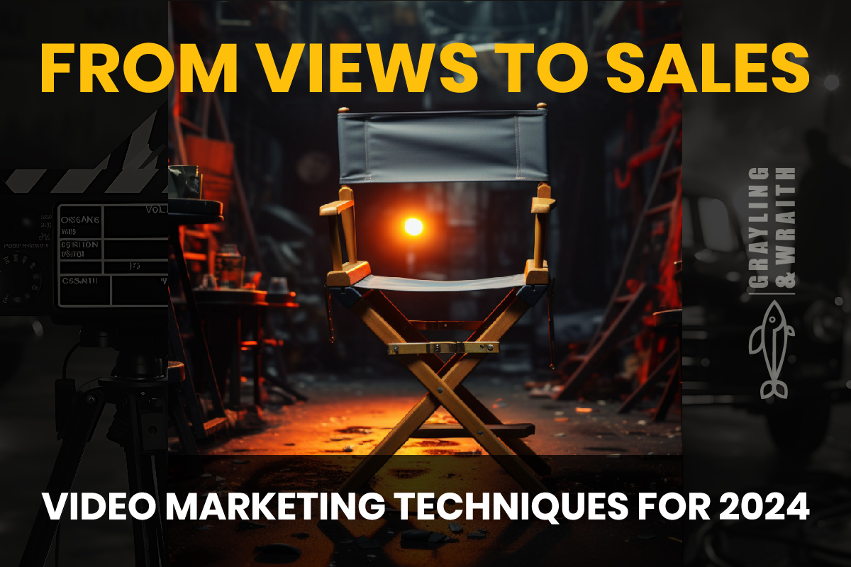 Video marketing techniques for converting views to sales in 2024.